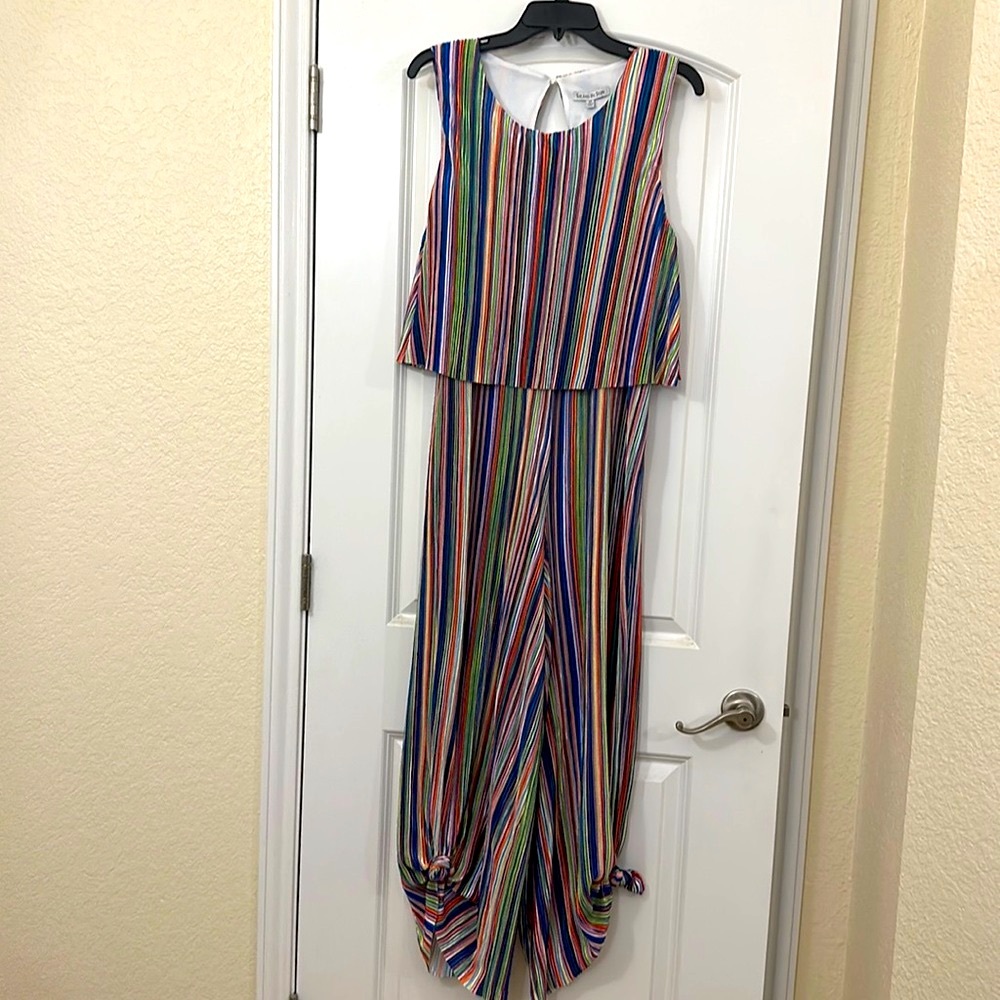 Striped romper